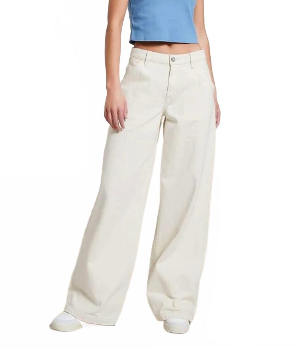 NEW HIDDEN nori wide leg jean in ecru